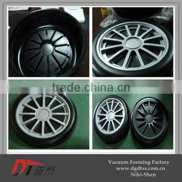 DIY Plastic Model of Children Car Wheel by Vacuum Forming