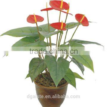 artificial green bonsai anthurium WB11-18-6J-24RD ( plant bonsai flower tree of Este )