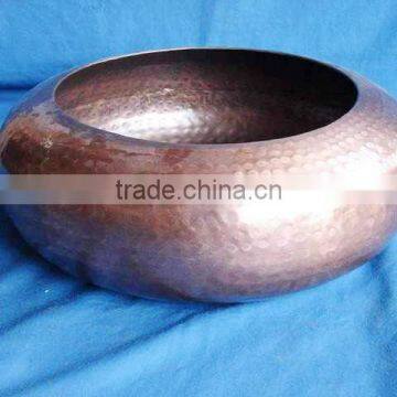 Round Metal Planter