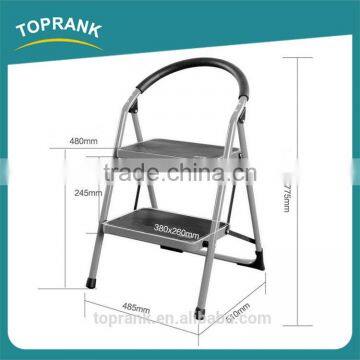 2 Steps multifunction Heavy Duty Folding adjustable step ladder