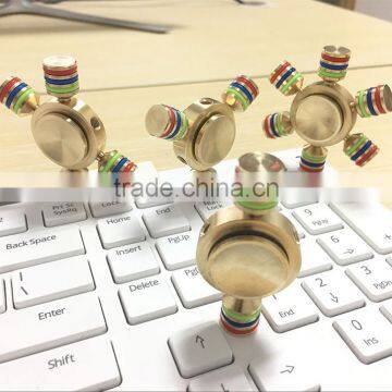 New Arrival OEM LED Metal Spinning Toys Alloy Hand Spinner Toys Fidget Spinner photo-6