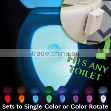 2016 NEW Colourful 3 AA Batteries LED toilet night light led lights