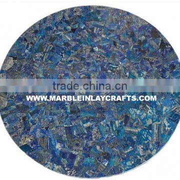 Lapis Gemstone Coffee Table Top