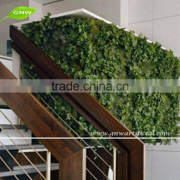 GNW GLW081 Wholesale Fake Garden Walls design Plant wall for Library Decoration