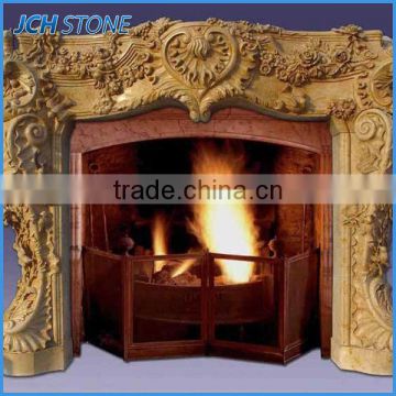 braune Gold Kamin antike Kamin billige Kamine