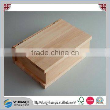 Caoxian Factory wholesales Pine wood Book Shap gift Box