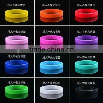 plain silicone wristband/bands/bracelet/