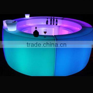 Color Changing or Single Color Display Club Color Induction Charger Led Plastic Bar Counter photo-5