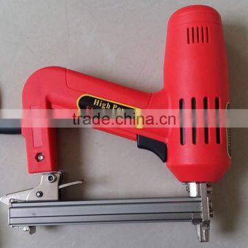 1500w 1013J Lower Noise Handheld Electric Floor Brad Nailer Crown Stapler Portable Electric Nail Gun photo-3