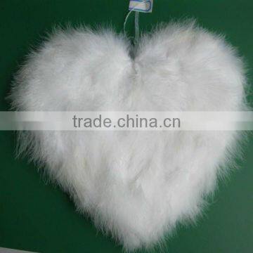 Christmas feather hanging decoration JA08-J-B9987L-W