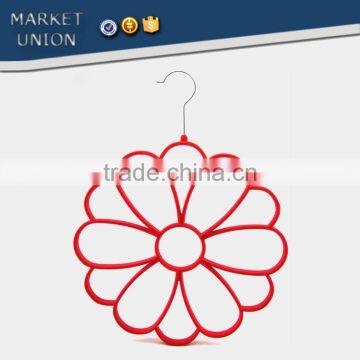 Antiskid Silk Scarf Flocked Velvet Hangers,excellent Silk Scarf Bound,ABS, Nylon Villi,Chrome Plated Hook photo-4