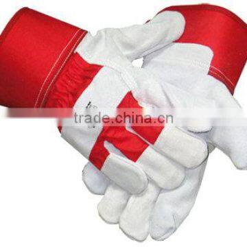 Red Cow Split Leather Safety Glove photo-3