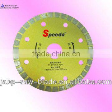 diamond saw blade for dry or wet use