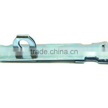 Latch Lock, Zinc Plated Safety Hasp With Loose Staple, Door Hasp, Steel Hasp Staple Set photo-2