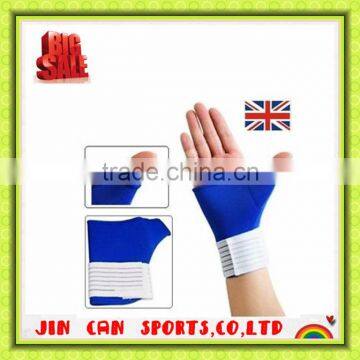 Black Elastic Neoprene Knee Brace Fastener Support