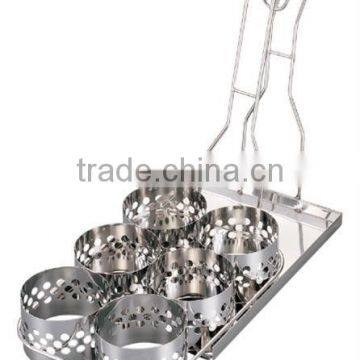 SUS304 Kakiage Ring for Vegetable Fritter Tempura Basket 6 Rings Type photo-2