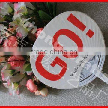 High Quality Plastic Paper Hand Fan for Advertising photo-4