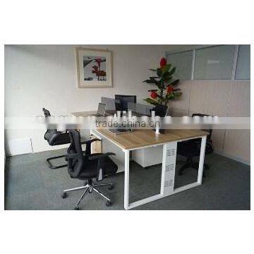 Modern Wooden 4 Seats Office Partition Workstation Office Furniture