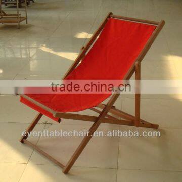 solid wood beach chair / folding leisure chair