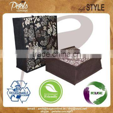 Printed Canvas Tote Bag With Rope Handle photo-2