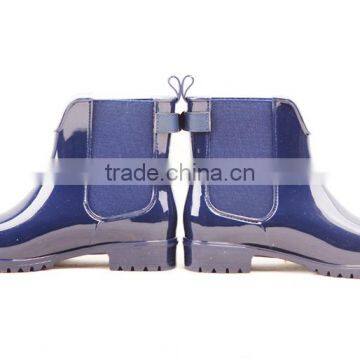 Shining Blue Chelsea Pvc Rain Boots photo-6