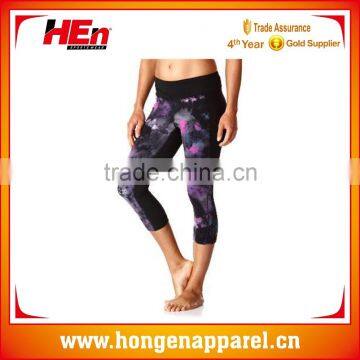 Hongen apparel OEM brand custom design yoga clothing yoga pants running pants