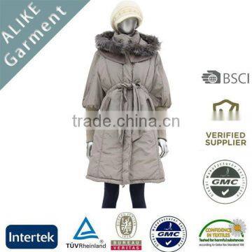 ALIKE 2014 New Tide Loose Lengthen Winter Parka Coats