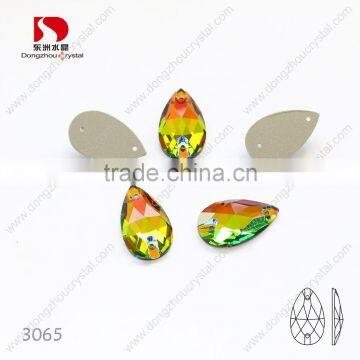 Flat Back VM001 Color Crystal Stones,with Holes Sewing on Crystals/rhinestone for Beautiful Ornament photo-3