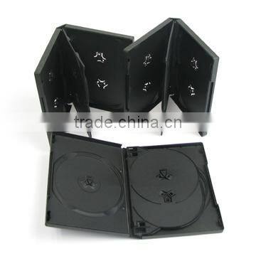 22mm black DVD box for 5-6 discs