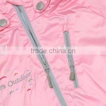 Bulk Wholesale High Quality Parachute Pink Color Custom Branded Jackets Women 2016 Winter photo-6