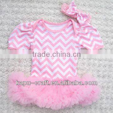 Lovely new design chevron baby dress