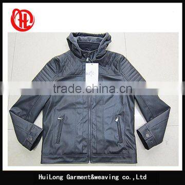 Manufactory Factory Stock Apparel Winter Heavy pu Leather Jackets photo-2