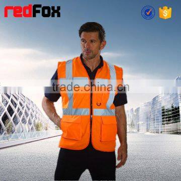 High Visibility Security Padding Guard Safety Vest Custom Logo photo-4