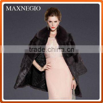 New arrival fashion women winter long fox fur coat