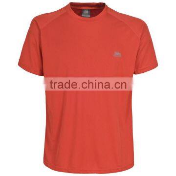 Men's Polyester Round Neck Short Sleeve Blank T-shirt With Dryfit