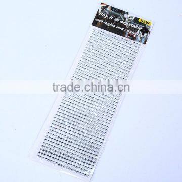 Wholesale Custom Diy Self Adhesive Back Glue Acrylic Rhinestone Sticker photo-4