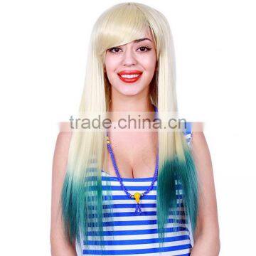 MGOO Low MOQ Synthetic Women Long Natural Straight Hair Lace Front Halloween Cosplay Costume Wig photo-5
