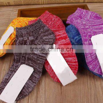 Zm33772a Vintage Knit Pattern Young Girls Socks China Women Socks Factory photo-2