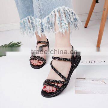 Zm50122b Europe Summer Women Shoes Joker Lady Fashion Sandal photo-5