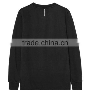 2017 Custom Made Men Hip Hop Style Fashion Cotton Fleece Crew Neck Hip Hop Jumper Sweatshirt Design photo-3