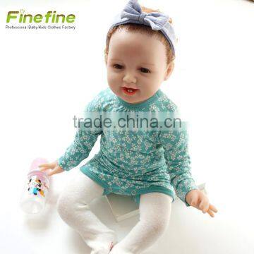 Long Sleeve Baby Clothes Winter Cotton Fall Plain Baby Rompers photo-2