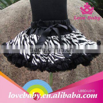 2014 Wholesale Baby Girls Zebra Pettiskirts Tutu