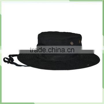 Custom Floppy Fishing Hat Cap Men Military Boonie Bucket Hats With String photo-4