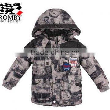 Fashion Russion Winter Kids Jacket Warm Children Down Jacket