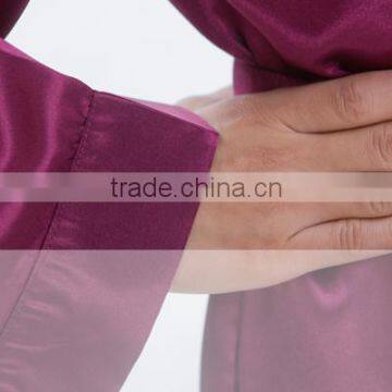 Soft Touch 100 Polyester Branded Silk Bathrobe Women photo-4