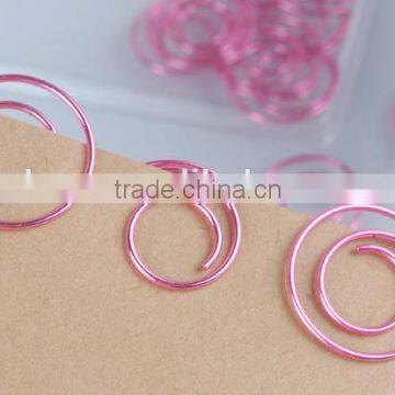 Planner Paper Clip Round Shape Clip Stainless Steel Plating Planner Accessories photo-4