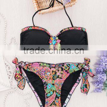 Bohemian Clothing Crystal Rhinestone Bikini Set photo-3