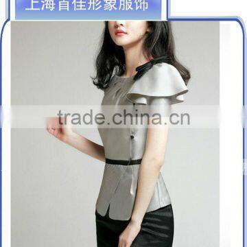 summer elegant beautiful ladies business office uniform design