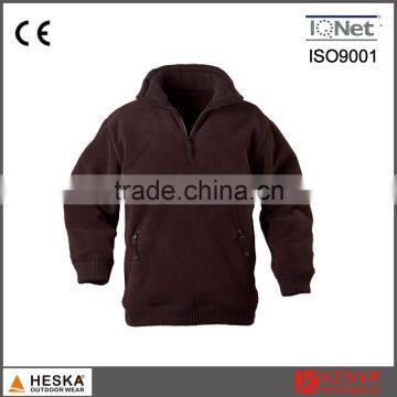 Industrial Rib Collar 1/4zipper Mens Thick Warm Jacket photo-4