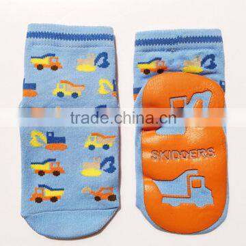 Cartoon Tube Baby Floor Shoes Newborn Anti Slip kids Rubber Soles Baby Socks